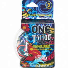 ONE Tattoo Touch Condom 3pk