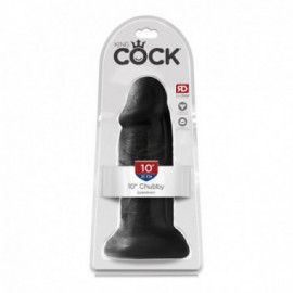 King Cock 10in Chubby Black