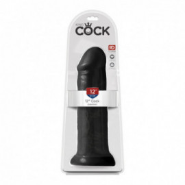 King Cock 12in Cock Black