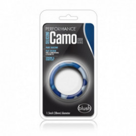 Performance - Sili Camo Cock Ring Blue