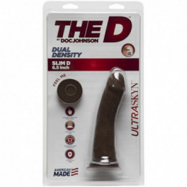 The D Slim 6in W/O Balls ULTRASKYN Choco