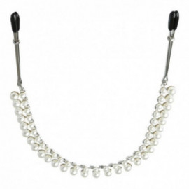 Sincerely, SS Pearl Chain Nipple Clips