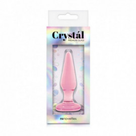 Crystal Tapered Plug Small Pink