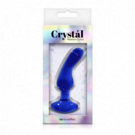 Crystal Glass Plug Blue