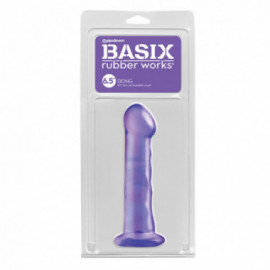 Basix 6.5in. Dong w/Suction Cup Purple