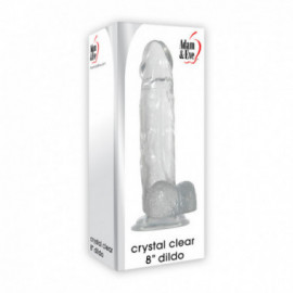 A&E Crystal Clear 8in Dildo