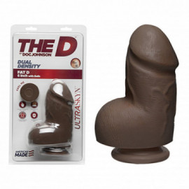 The D Fat D 6in w/Balls ULTRASKYN Choc