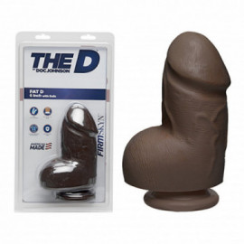 The D Fat D 6in w/Balls FIRMSKYN Choc