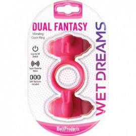 Wet Dreams Dual Fantasy Dual Cock Ring