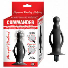 Commander Beginner Vib Buttplug Black