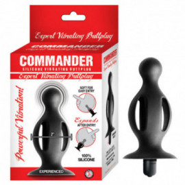 Commander Expert Vib Buttplug Black