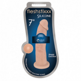 FLESHSTIXXX Silexpan Dildo 7in Vanilla