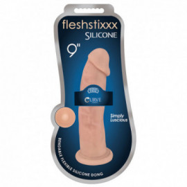 FLESHSTIXXX Silexpan Dildo 9in Vanilla