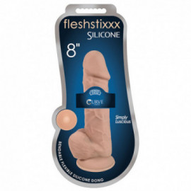 FLESHSTIXXX Silexpan Dildo w/Balls 8in V