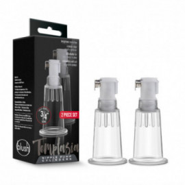 Temptasia - Nipple Pump Cyl 2pk 0.75 Clr