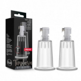 Temptasia - Nipple Pump Cyl 2pk 1in Clr