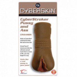 Cyberskin Pussy & Ass Stroker (Cinnamon)