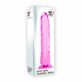 A&E Pink Jelly Realistic Dildo