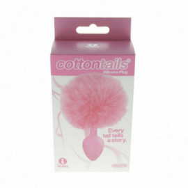 The 9"s Cottontails Butt Plug Pink