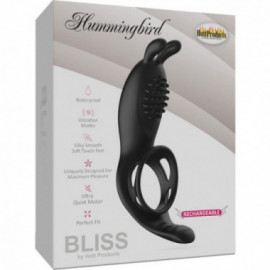 Bliss Humingbird Vibrating Cock Ring Bk