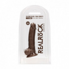 Realrock Ultra - 7" Silicone Dildo Brown