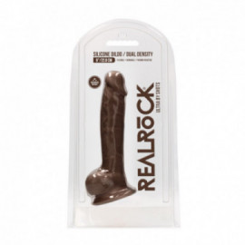 Realrock Ultra - 9” Silicone Dildo Brown