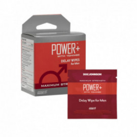 Power+/Yohimbe Delay Wipes/Men 10Pk