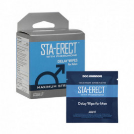 Sta-Erect/Pheromone Delay Wipes/Men 10Pk