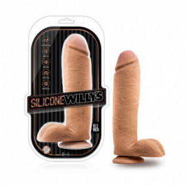 Silicone Willys 10.5in Dildo W/Suc  Moc