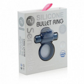 Sensuelle Bullet C-Ring W/Tongue Blue