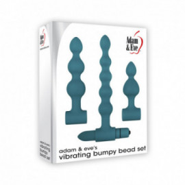 A&E Vibrating Bumpy Bead Set Teal