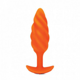 b-Vibe Swirl Texture Plug Orange