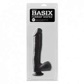 Basix 10in. Dong w/Suction Cup Black