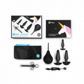 b-Vibe Anal Training&Edu Set 7pc Black