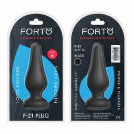 Forto F-21: Tear Drop Med Black