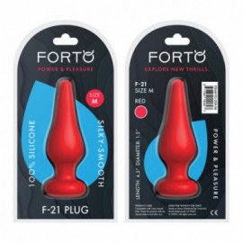 Forto F-21: Tear Drop Med Red