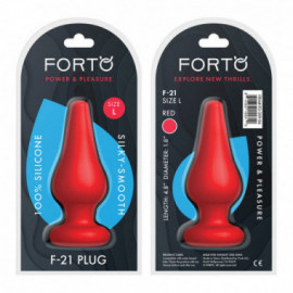 Forto F-21: Tear Drop Lg Red