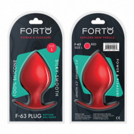 Forto F-63: Rattler Spade Lg Red