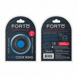 Forto F-33: 25mm Liquid Sil C-Ring Lg Bk