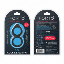 Forto F-88: Double Ring Liquid Sili Bk