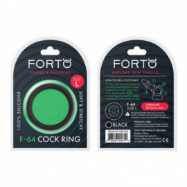 Forto F-64:  50mm Sili Ring Wide L Bk