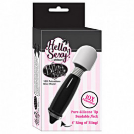 Hello Sexy Bling Mini Wand Rechar 10X Bl