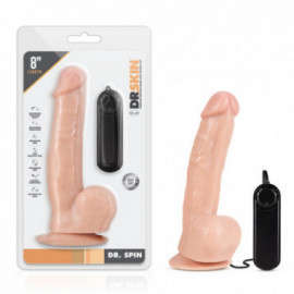 Dr Skin-Dr Skin 8" Gyrating Dildo Vanill