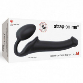 Strap-On-Me Semi-Real Bend Strap-On Bk M