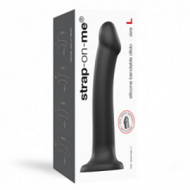 Strap-On-Me Semi-Real D/D Bend Dild Bk L