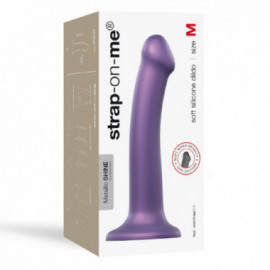 Strap-On-Me Diildo Metallic Purp Size M