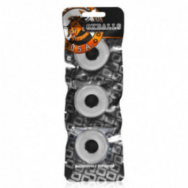 Oxballs Ringer 3-Pack Of Do-Nut-1 Clear