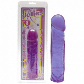 Crystal Jellies Classic Dong Purple 8in