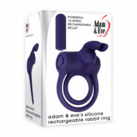 A&E Silicone Rechargable Rabbit Ring Blu