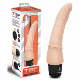 Powercock 7" Slim Anal Real Vibe Nud